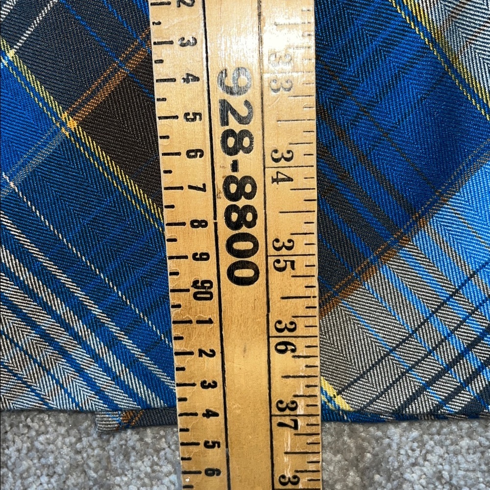 Urban Outfitters Blue and Brown Maxi Pencil Skirt Size Large - Picture 12 of 12